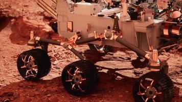 Mars Rover Perseverance exploring the red planet. Elements furnished by NASA. photo