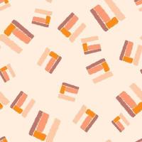 Ethnos seamless pattern. Native ornament carpet background. vector