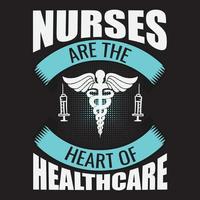 NURSES T-SHIRT DESIGN vector