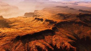 vista panorámica del amanecer en el parque nacional del gran cañón video