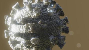 variante del virus de la gripe covid-19 del coronavirus video