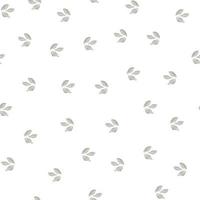 Seamless pattern cardamom on white background. Cute plant sketch ornament. Random texture template for fabric. vector