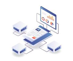 Smartphone application network analysis vector