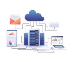 Analyst data server computer network vector