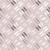 Geometric seamless pattern with dash line. Diagonal line shapes endless wallpaper. Doodle stripe backdrop. vector