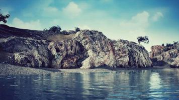 rocky coastline in Sintra Portugal video