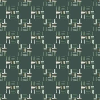 Geometric line shapes endless wallpaper. Geometric seamless pattern with dash line. Doodle stripe backgroun. vector