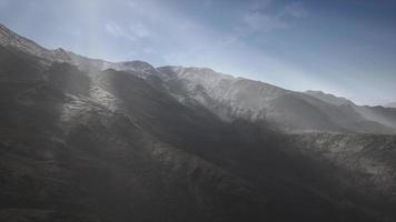 paisaje de montaña a gran altura video