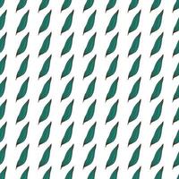 Geometric line leaves pattern isolated on white background. vector