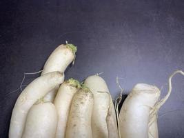 fresh white radish photo