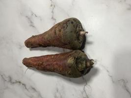 Carrot isolated on white background photo