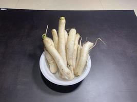 fresh white radish photo