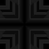 Black pipe shape crisscross, 3d right-angled edge, seamless geometric pattern. Templates for background, banner, brochure, book cover, flyer, leaflet, poster, tile, wallpaper. Vector illustration.
