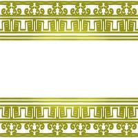 Border tribe mayan gold ash that shines for invitations and frame decorations vector