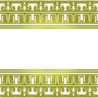 Border tribe mayan gold ash that shines for invitations and frame decorations vector