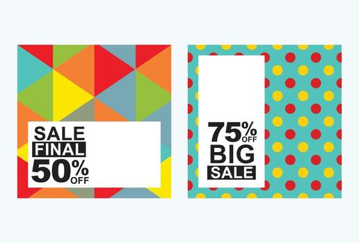 Abstract background and text template, sale tag, abstract modern background vector