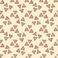 Geometric triangle seamless pattern on light background. Creative scribble geometric wallpaper. vector