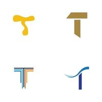 Letter T Logo Template vector icon design