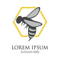 bee logo vector