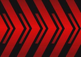 Abstract background of red arrow and dark color of modern design vector