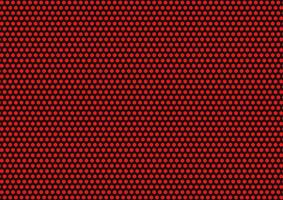 Abstract background of red dots on black background vector