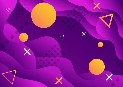 diseño de fondo creativo geomátrico con colores modernos y brillantes vector