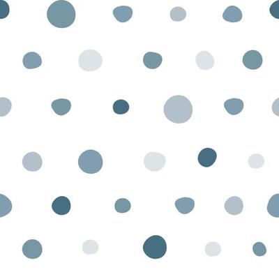 Polka dot seamless pattern. Scandinavian style wallpaper.