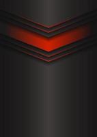 Abstract background of red and dark color of modern design vector