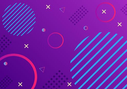 diseño de fondo creativo geomátrico con colores modernos y brillantes vector