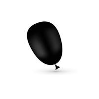 3d isolated balloon with shadow white background premium vector