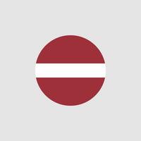 National Latvia flag, official colors and proportion correctly. Vector illustration. EPS10.
