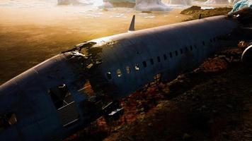 vliegtuig neergestort op een berg video