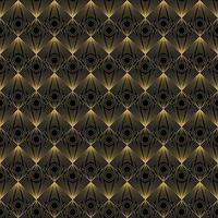 Art Deco Inspired Pattern Background vector