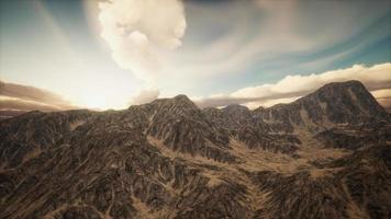 paisagem de montanha em alta altitude video