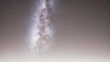 Milky Way above Snow Covered Terrain video