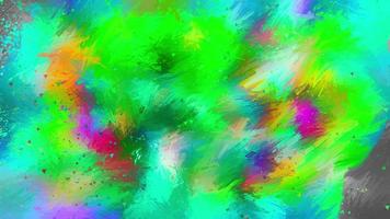fond texturé multicolore abstrait avec des particules volantes video