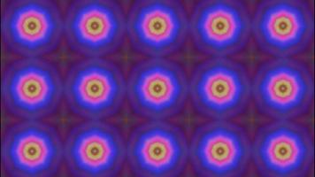 Abstract symmetric multicolored background kaleidoscope. video