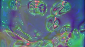 Abstract multi-colored textured background with bubbles. video