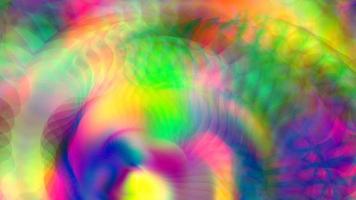 Abstract iridescent multi-colored textured background video