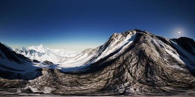 VR 360 camera on the Tops of the Mountains photo