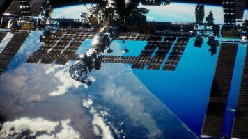 estación Espacial Internacional. elementos de esta imagen proporcionados por la nasa foto