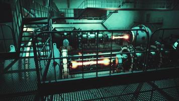 reactor termonuclear o nuclear de potencia de alta tecnología conceptual foto