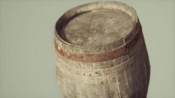 classic old rusted wooden barrel photo