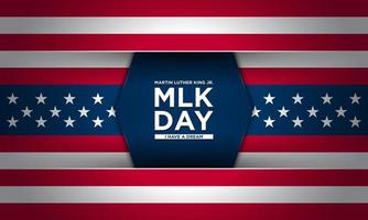 Martin Luther King Jr. Day Background. vector