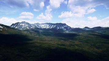 Mountain landscape on bright summer sunny day photo