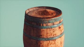 classic old rusted wooden barrel photo