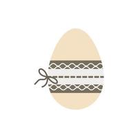 huevos de pascua, aislado, blanco, plano de fondo vector