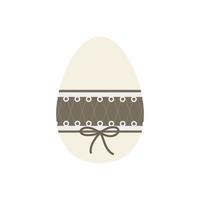 Easter eggs isolated on white background vector