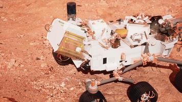 Mars Rover Perseverance exploring the red planet. Elements furnished by NASA. photo