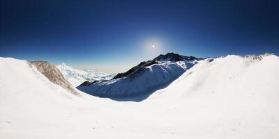 VR 360 camera on the Tops of the Mountains photo